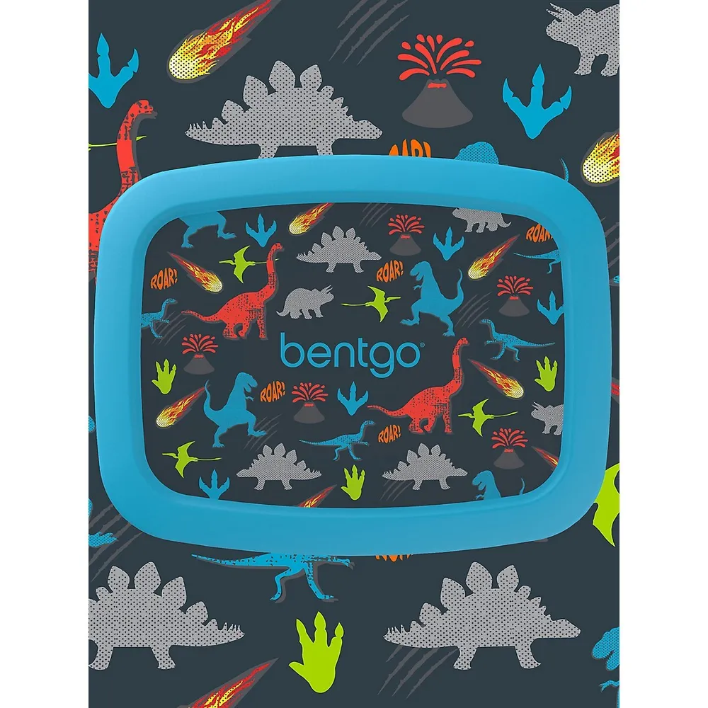 Kid's Dinosaur-Print BPA-Free Leak-Free Lunchbox