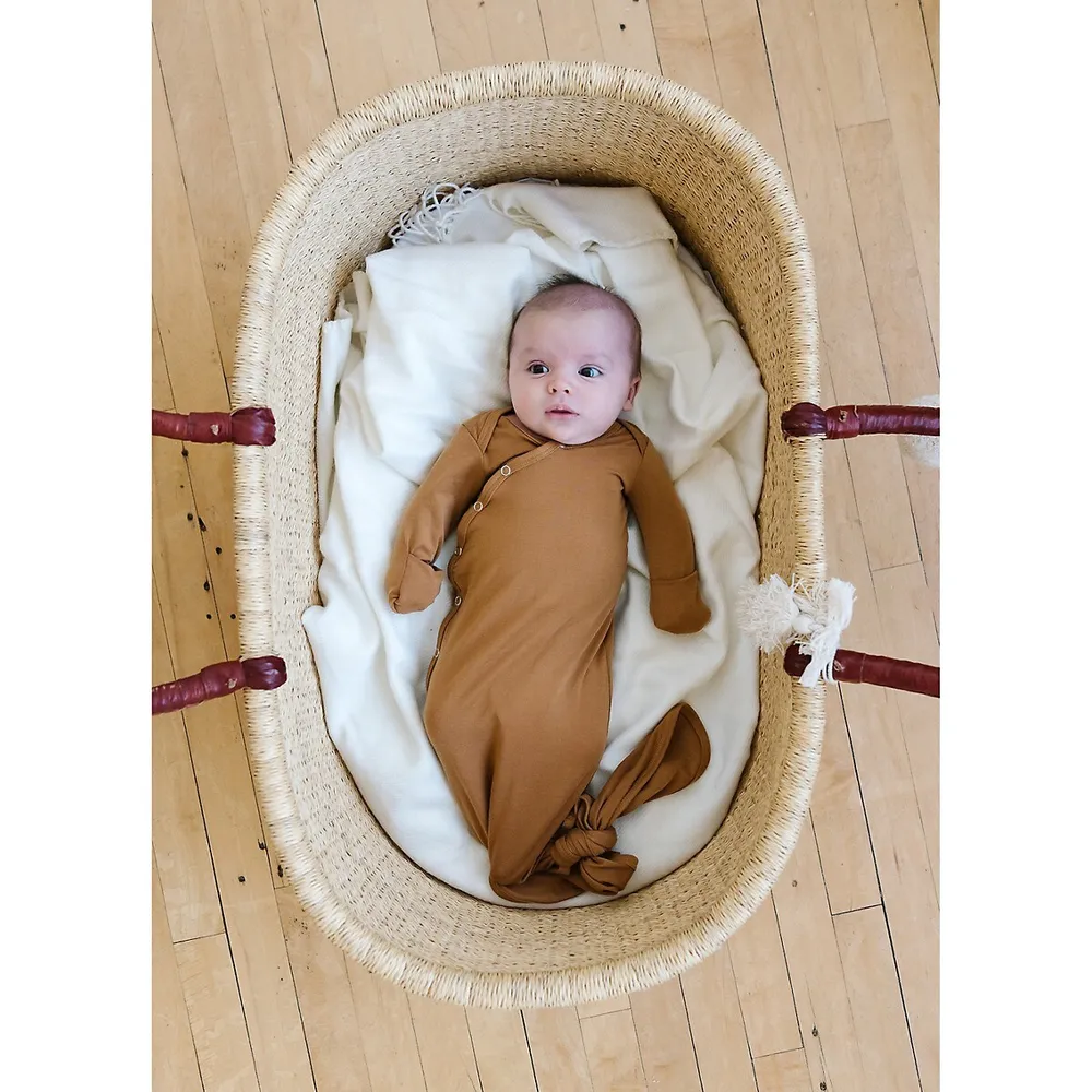 Robe de chambre nouée pour bébé collection Camel