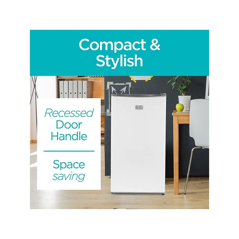 Réfrigérateur compact avec congélateur, 3,2 pi³, BCRK32W