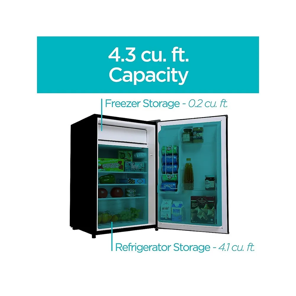 Réfrigérateur compact, 4,3 pieds cubes, BCRK43W