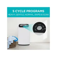 Laveuse portative à 5 cycles BPWM09W