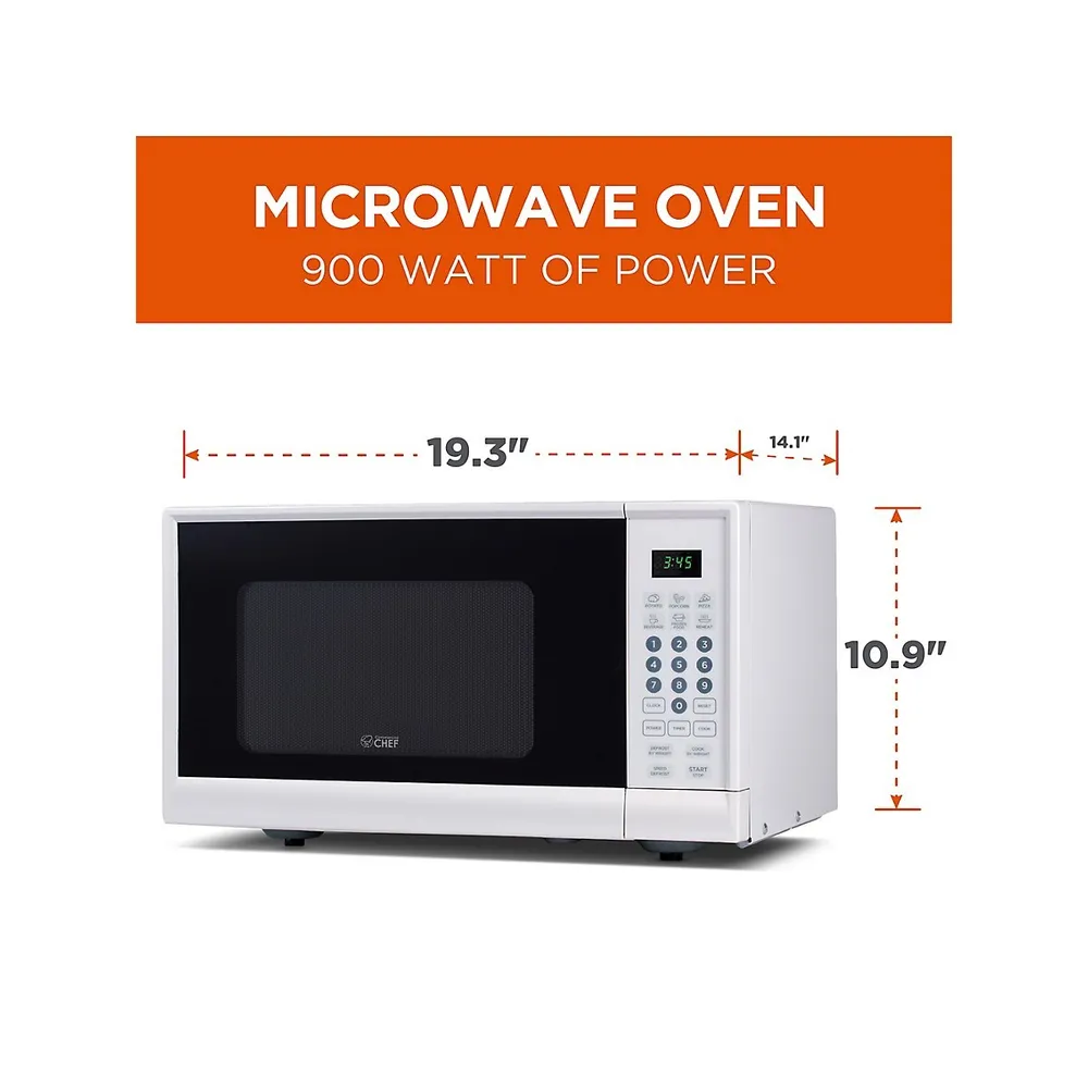 Four à micro-ondes pour comptoir CHM990W, 0,9 pi3