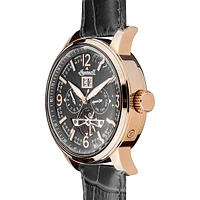 The Regent Men's Automatic Leather Strap Watch