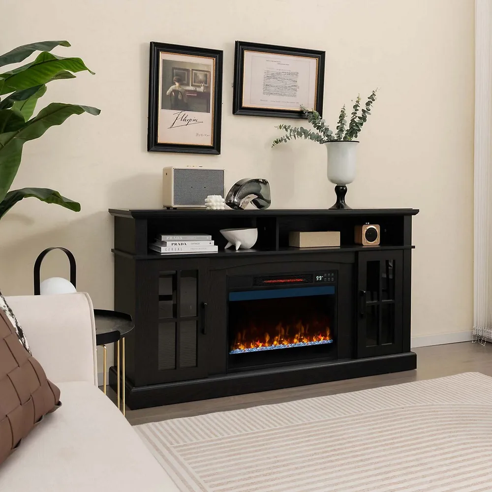 Costway 23-inch Infrared Quartz electric Fireplace Insert With Remote  Control | Upper Canada Mall