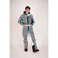 Fall Line Black & White Men's Ski Suit