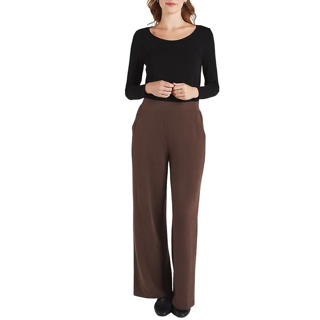 Samira Bamboo Wide Leg Pant - Black – Terrera