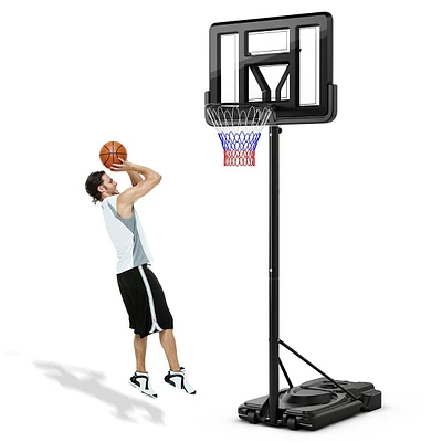 Portable Basketball Hoop 7.5-10ft Adjustable Basketball Goal System