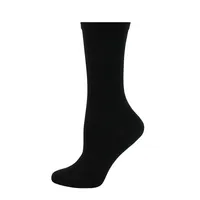 Women's Non-Elastic Rayon From Bamboo-Blend Crew Socks