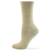 Women's Rayon From Bamboo-Blend Crew Socks
