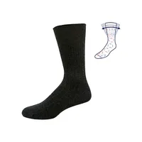 Men's 3-Pair Non-Elastic Crew Socks Pack