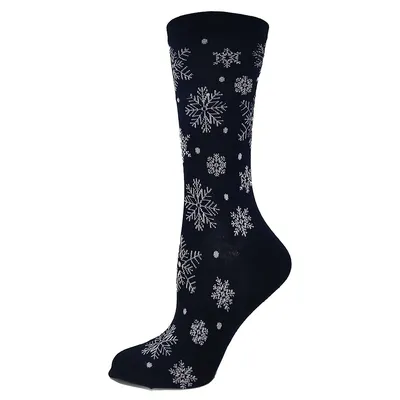 Women's Snowflakes Crew Socks