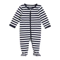 Baby's Striped Footie