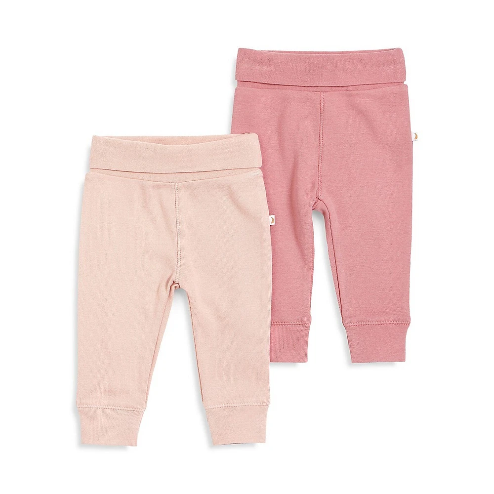 Baby Girl's 2-Pack Cotton Leggings