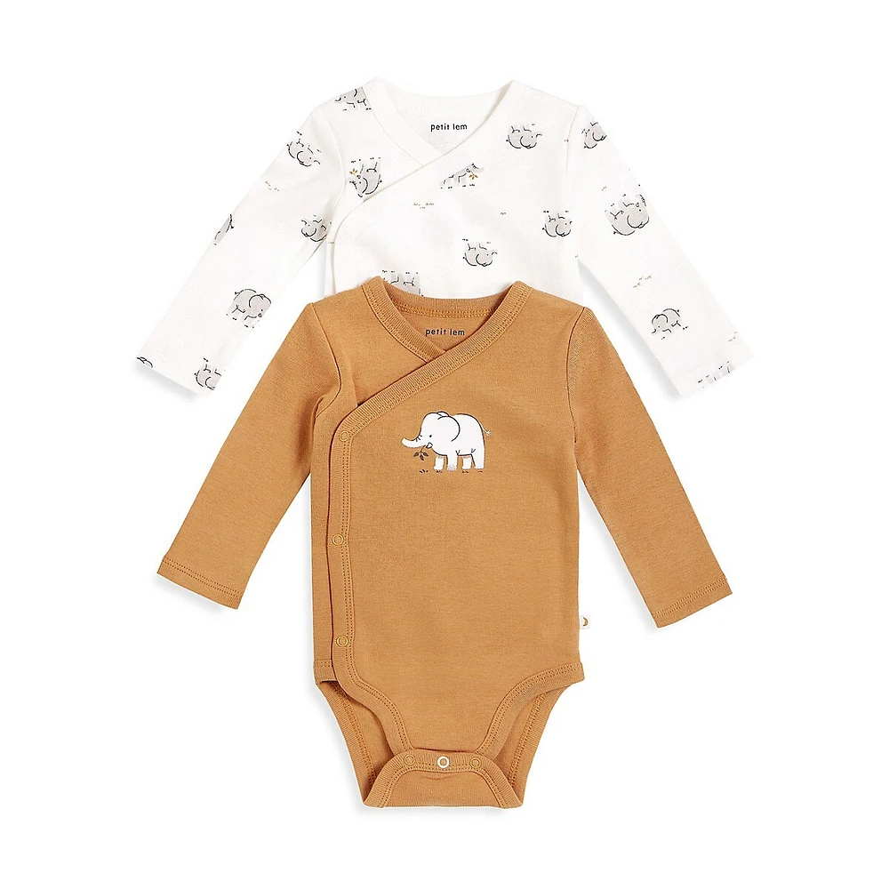 Baby's 2-Pack Long-Sleeve Bodysuits