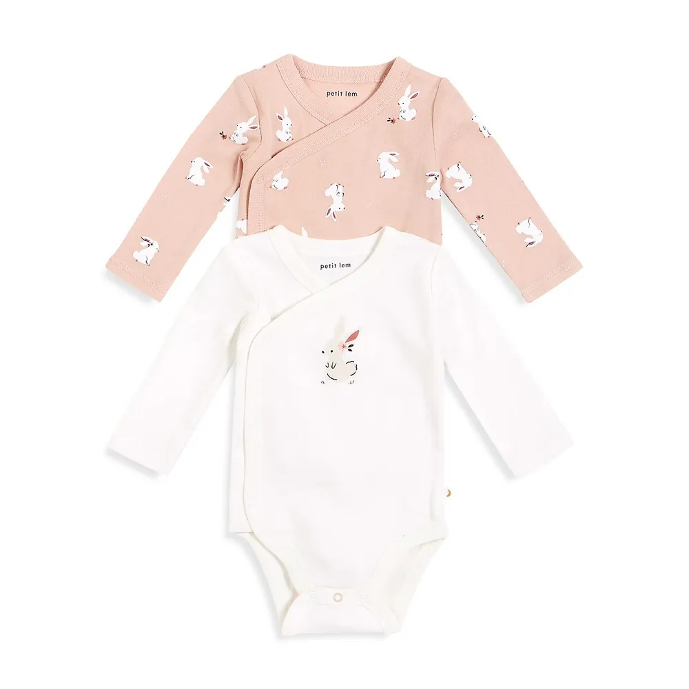 Baby's 2-Pack Long-Sleeve Bodysuits