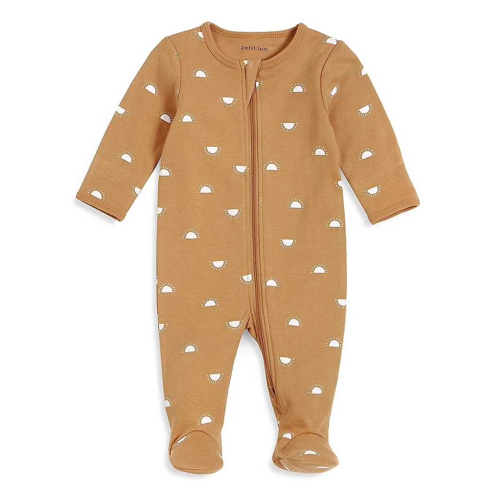 Baby's Printed Sun Footie