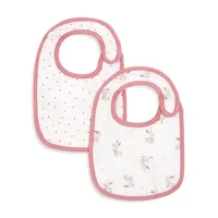 Baby's 2-Pack Cotton Printed Bibs