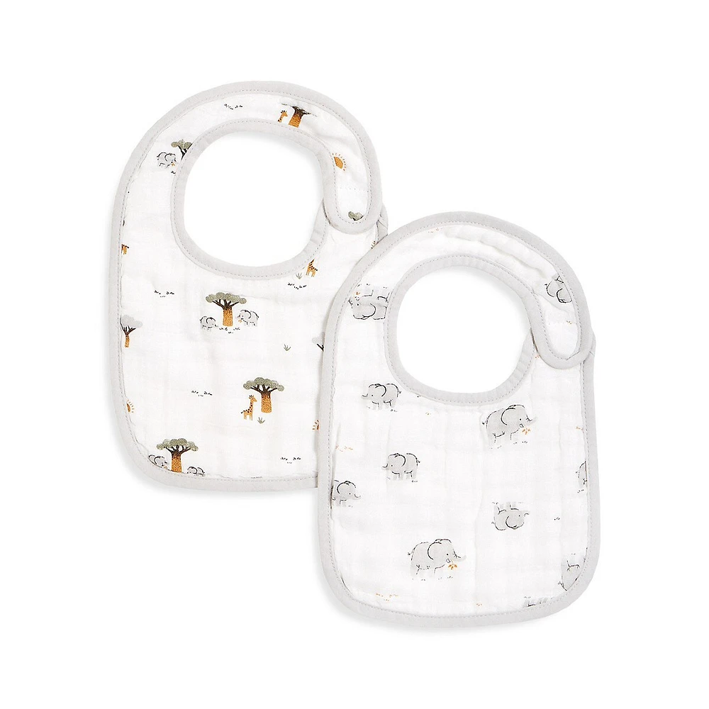 Baby's 2-Pack Printed Bibs