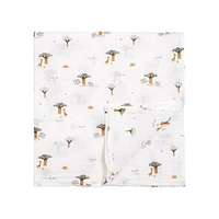 Baby's 2-Pack Printed Swaddle Blankets