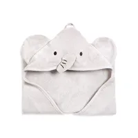 Baby's 4-Piece Hooded Elephant Graphic Bath Set