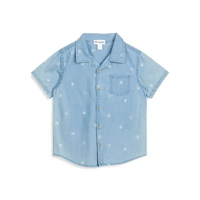 Little Boy's Rink and Roll Woven Shirt
