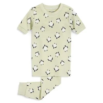 Pyjama à imprimé de tortues pour petit garçon