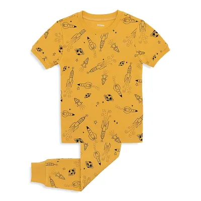 Little Boy's Space Ships 2-Piece Pyjama Set