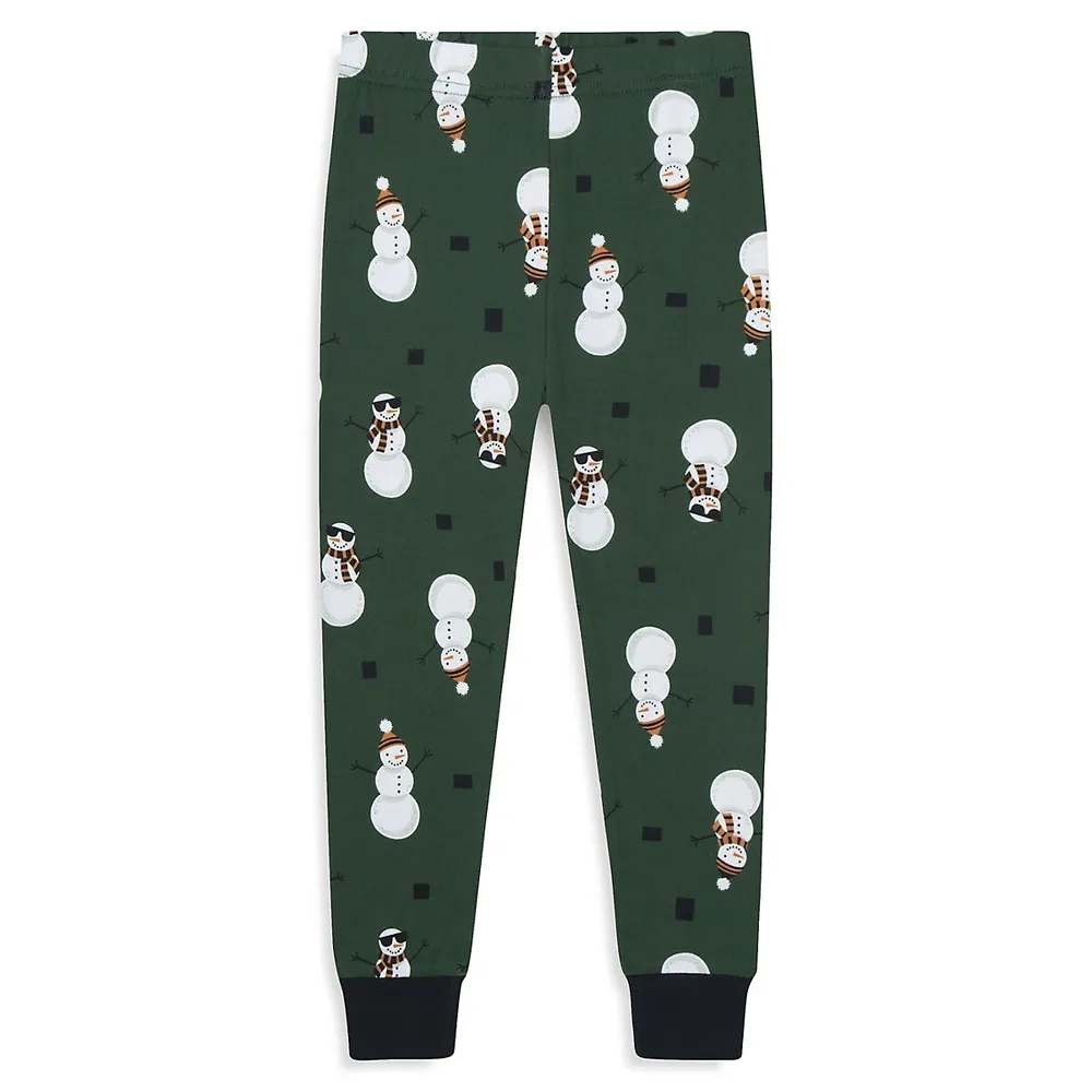 Little Boy's Snowman 2-Piece Pyjama Set