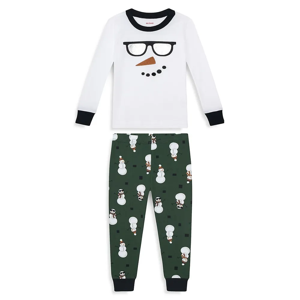 Little Boy's Snowman 2-Piece Pyjama Set