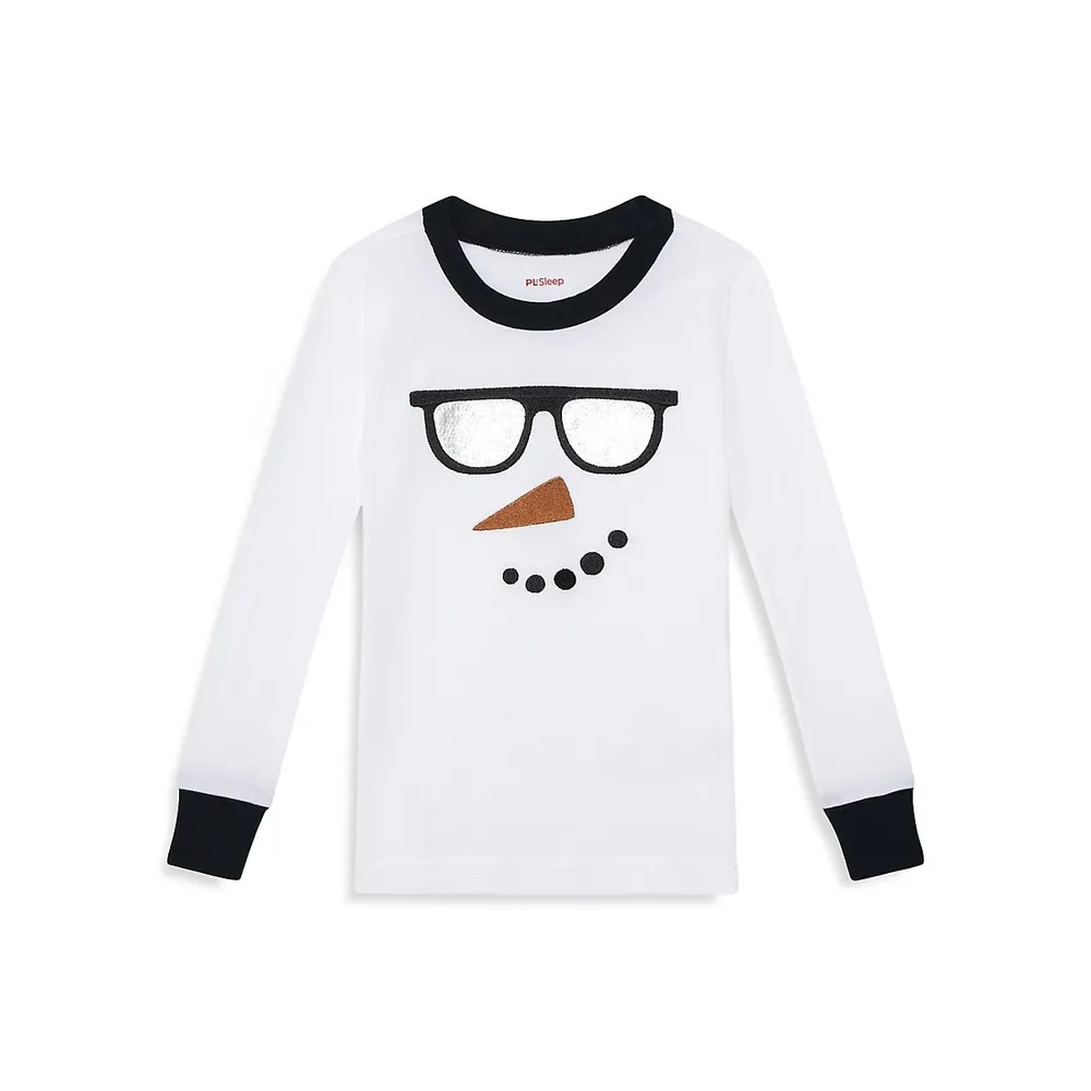 Boy's Snowman 2-Piece Pyjama Set