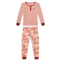 Women's 2-Piece Snowflake Pyjama Set