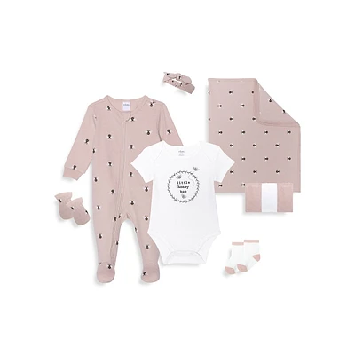 Baby Girl's 9-Piece Bees Gift Set