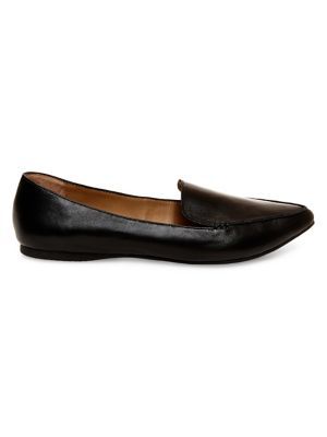 Point-Toe Leather Flats