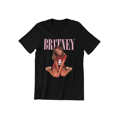 T-shirt imprimé en coton Britney Spears