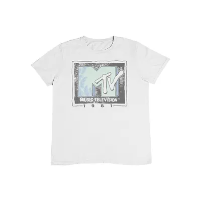 T-shirt à logo MTV
