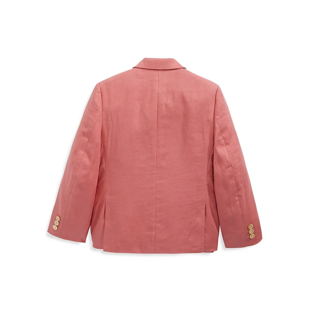 Boy's Linen Blazer