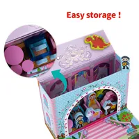 Playset In A Box - Portable Toy Set With Wooden Figurines And Accessories, Ages 3+
