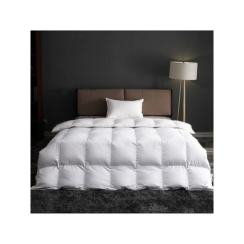 Hungarian White Goose Down 850 FP Winter Weight 400 Thread Count Duvet