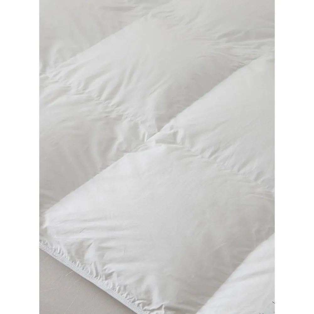 Couette d'hiver en duvet d'oie blanche de Sibérie avec contexture 400 fils et facteur gonflement 850