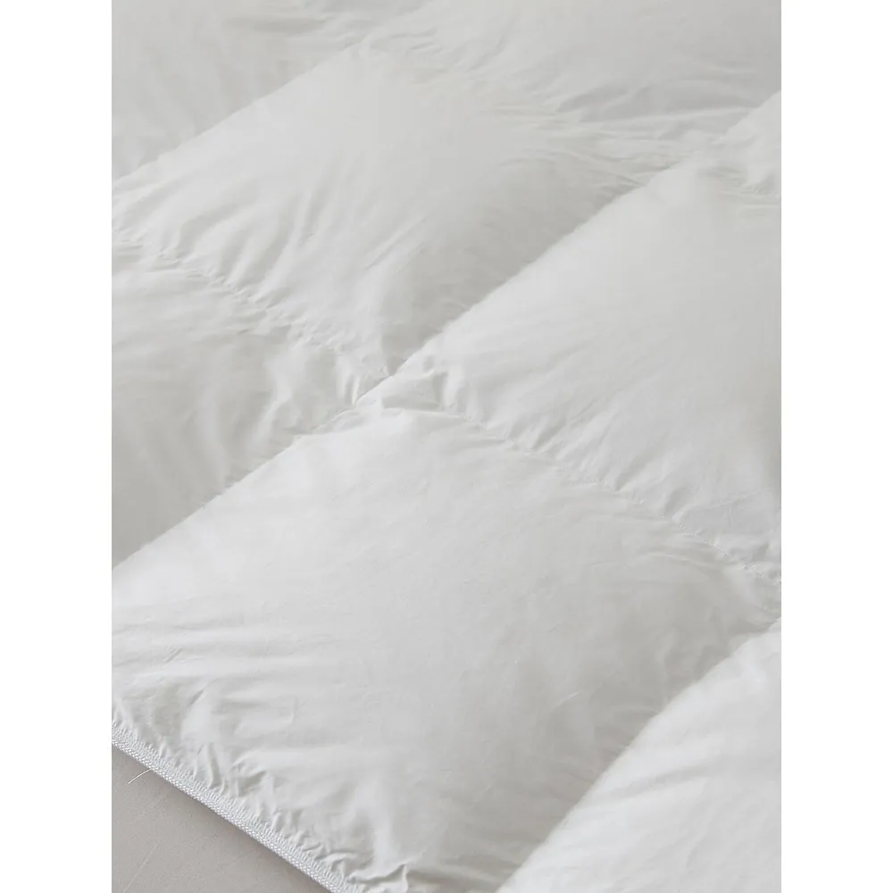 Couette d'hiver en duvet d'oie blanche de Sibérie avec contexture 400 fils et facteur gonflement 850