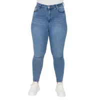 Woman Große Größen High Waist Skinny Fit Plus Jeans