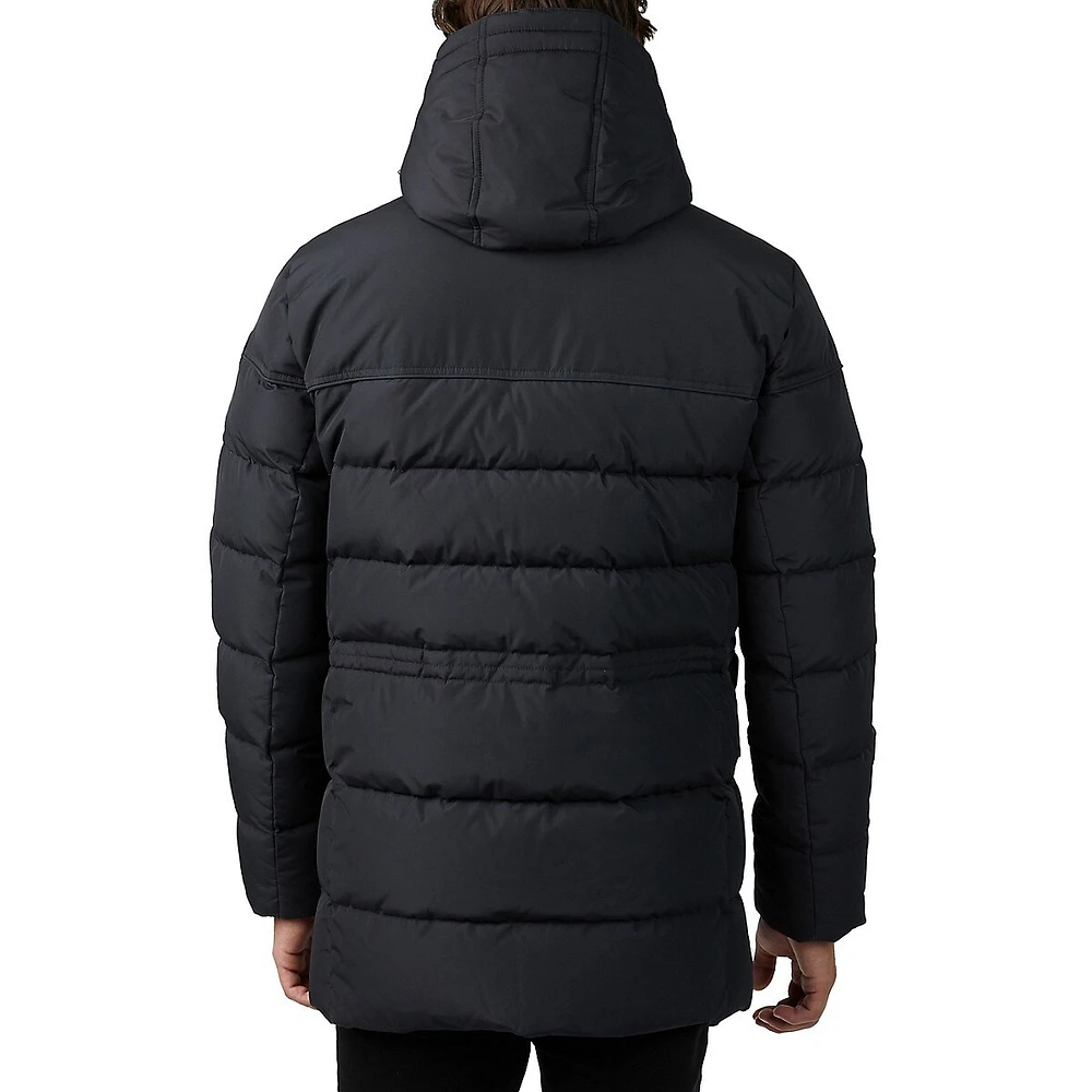 Teller Quilted Hooded Down Parka