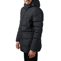 Teller Quilted Hooded Down Parka