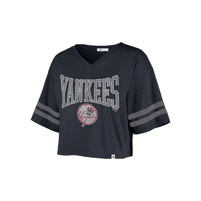 T-shirt court style sport des Yankees de New York pour femme