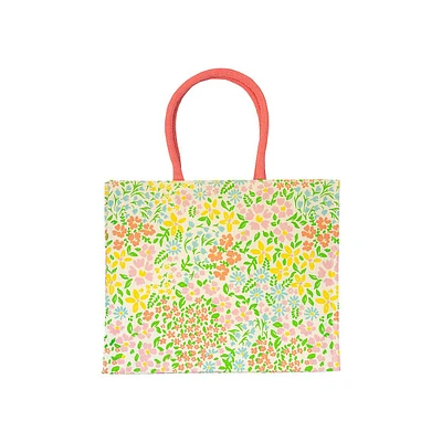 Floral Canvas Tote