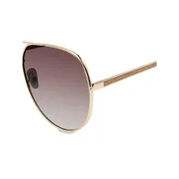 Visage 63MM Aviator Sunglasses