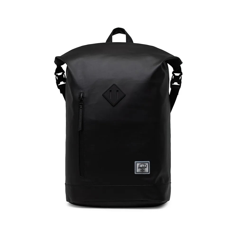 Water-Resistant Roll-Top Backpack