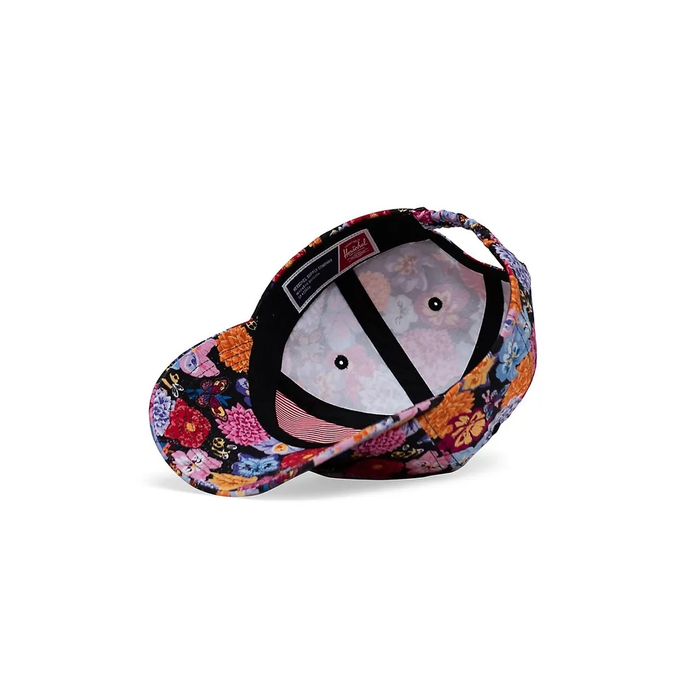 Kid's Sylas Floral-Print Cotton Cap