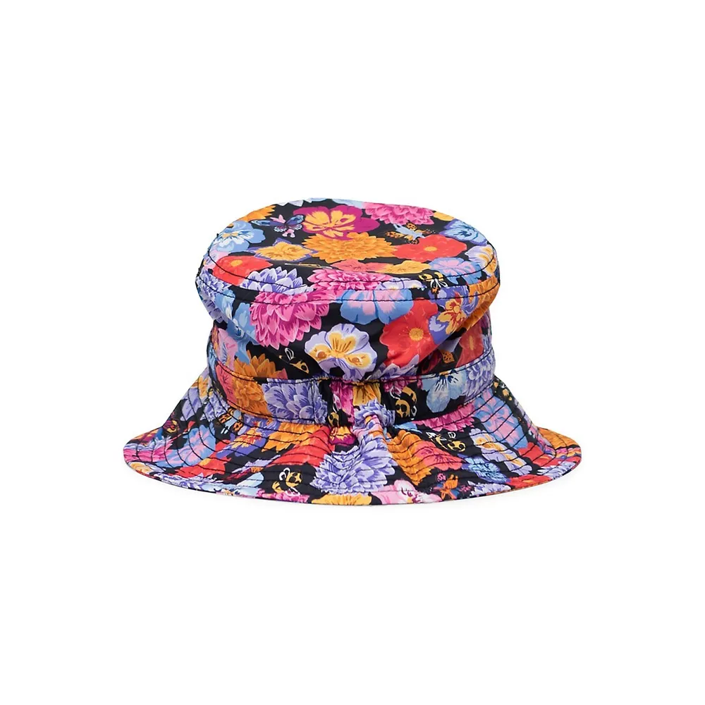 Baby's Floral-Print Beach Bucket Hat