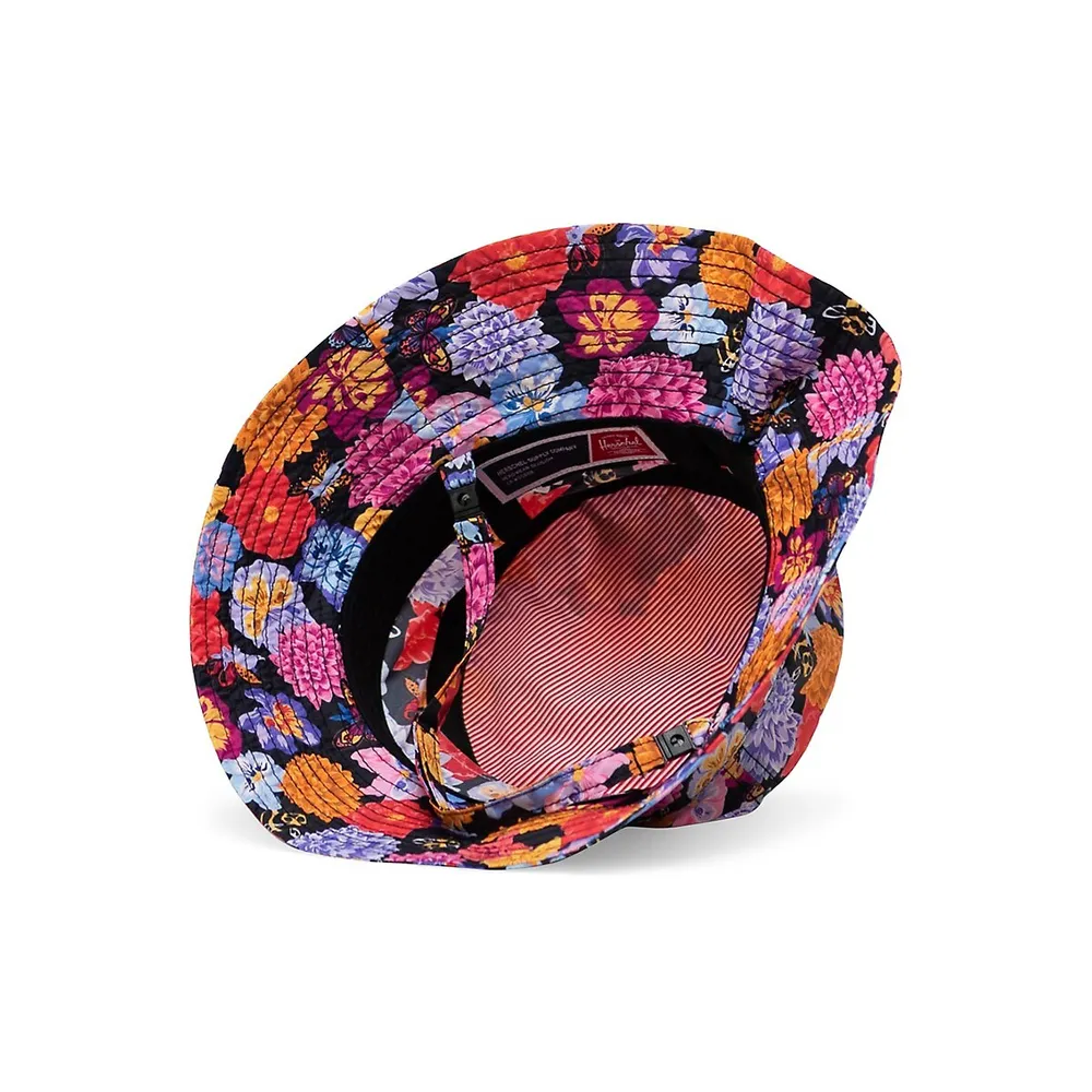 Little Kid's Floral-Print Beach Bucket Hat